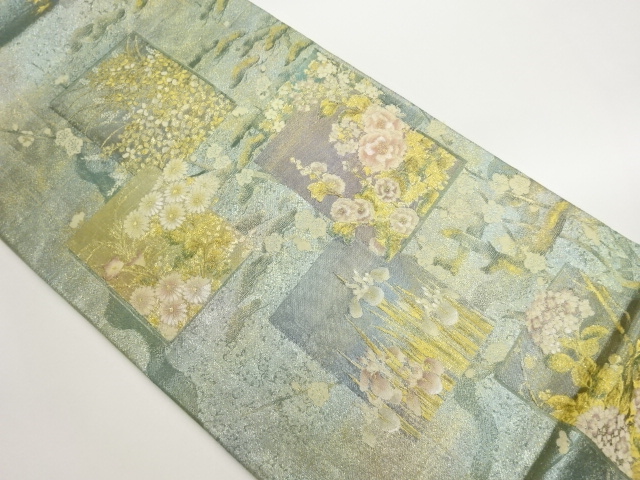 JAPANESE FUKURO OBI / WOVEN SHOCHIKUBAI